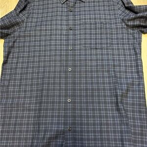 Men's Blue Plaid Shirt